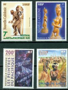 New Caledonia Scott #751-754 MNH 7th Festival of South Pacific Arts CV $17+