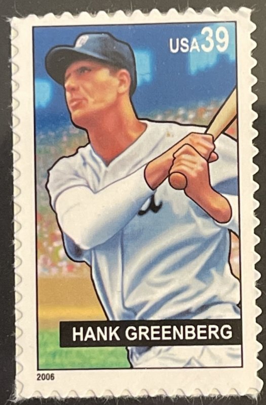 Scott #4081 39¢ Baseball Sluggers Hank Greenberg MNH