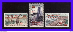 1961 - Camerun - Scott n C 38 - C 40 - MNH - CA- 068