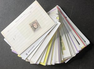 Mozambique Co. Stamp Collection Dealer Cards $155 CV Mint & Used ZAYIX