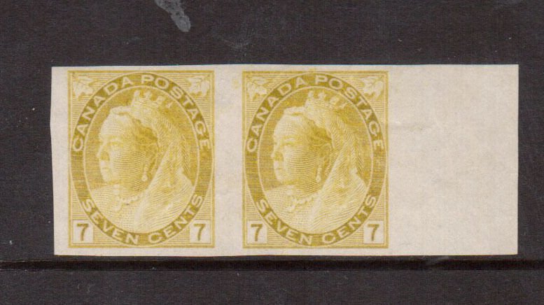 Canada #81a VF Mint Imperf Pair