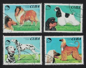 Caribic Dogs 4v 1994 MNH SG#3916-3919