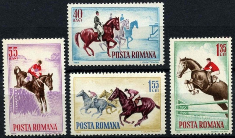 1964 Romania 2276-2279 Horses