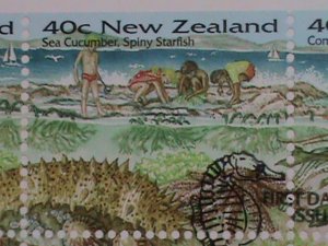 ​NEW ZEALAND-1996 SC#1344a  NEWZEALAND SEASHORE-CONTINUOUS STAMPS MINT FDC VF