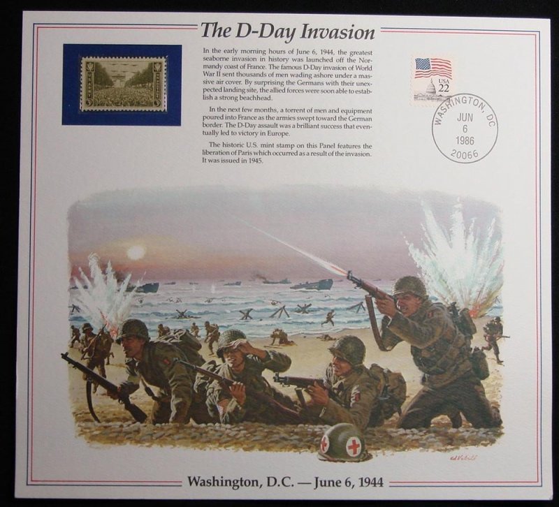 US Panel, #934/#2114, D-Day Invasion Anniversary L0