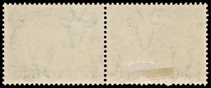 3981: SOUTH AFRICA: SG64bw 5s 1944. Bilingual Pair. Watermark Inverted. Mi91b...