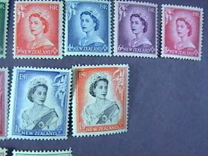 NEW ZEALAND # 288-301-MINT NEVER/HINGED-COMPLETE SET---QEII---1953-57