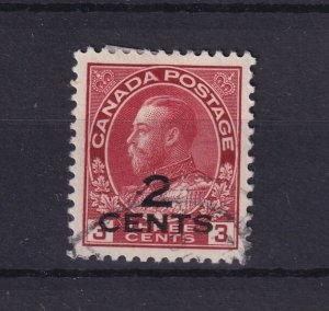 Canada KGV 1926 2c On 3c SG265 Fine Used BP16220