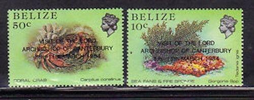 Belize 715-6 Fish Mint NH
