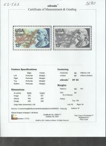 # 1690 MINT NEVER HINGED ( MNH ) BENJAMIN FRANKLIN XF+