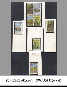 UNITED STATES USA - 1981 WILDLIFE HABITATS ANIMALS - 4V MNH AND 4V USED