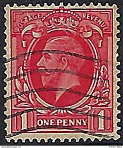 GREAT BRITAIN 1934-36 KGV 1d Red Photogravure SG440 Used