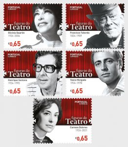 2024 Portugal Theatre Figures  (5) (Scott NA) MNH