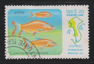 Laos 484 Mekong River Fish 1983