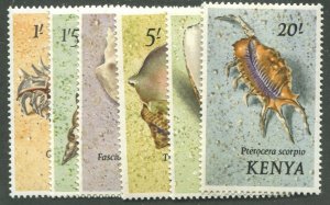 KENYA #45-50 MINT NH