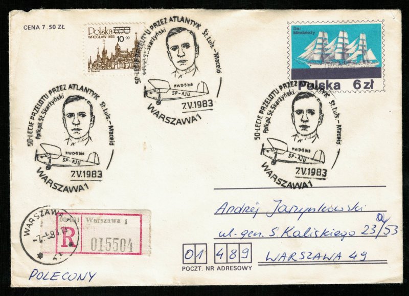 The envelope, Poland, 1983 (КТ-2)