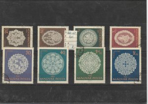 Hungary Lace Used Stamps Ref: R6977