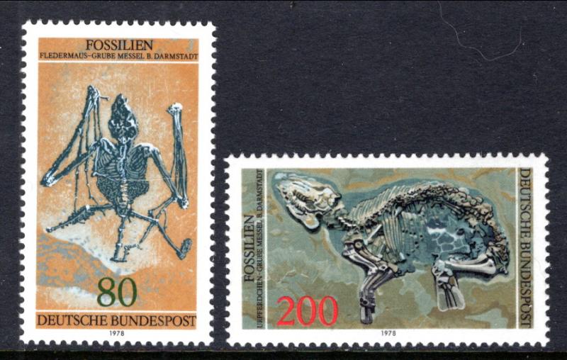 Germany 1275-1276 Fossils MNH VF