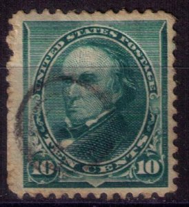 US Scott #226 Used 10c Green Very Fine