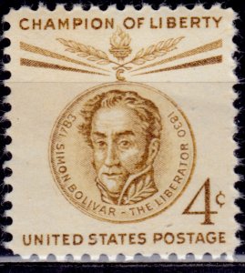 United States, 1958, Simon Bolivar, 4c, sc#1110, MNH