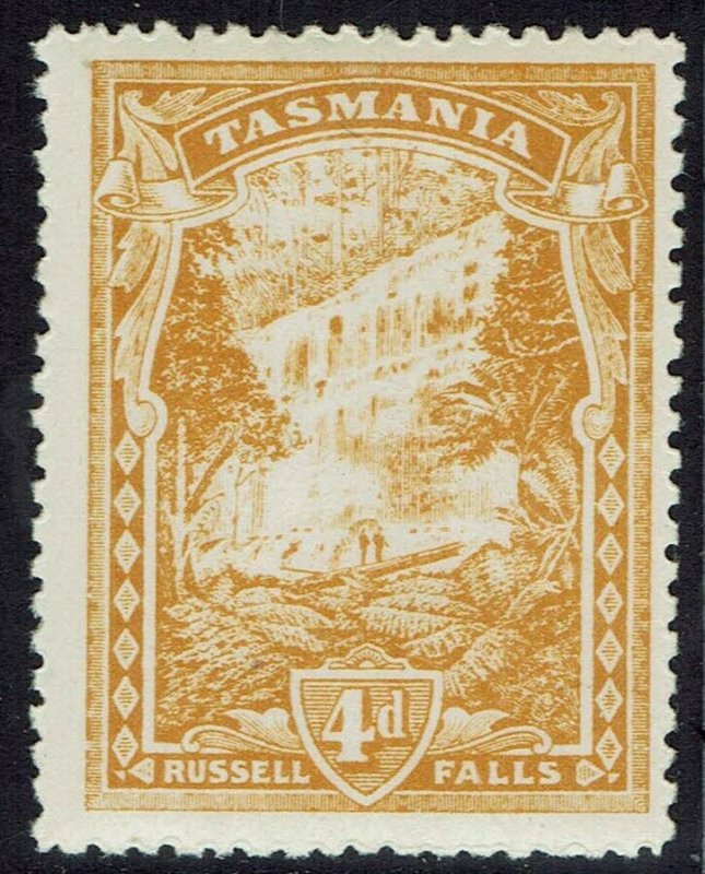 TASMANIA 1905 RUSSELL FALLS 4D WMK CROWN/A PERF 12.5 