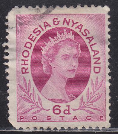 Rhodesia & Nyasaland 147 Queen Elizabeth II 1954