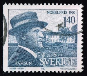 Sweden #1341 Knut Hamsun; Used (0.40)