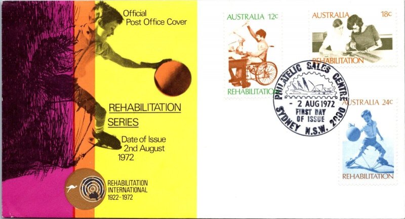 Australia 1972 FDC - Philatelic Sales Centre - Sydney, NSW - F71261