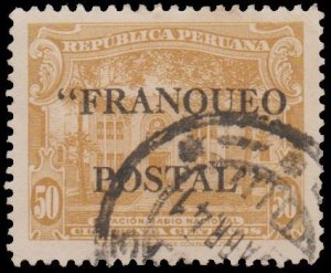 PERU 1941 SCOTT # 389. USED. # 1