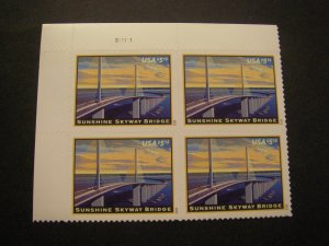 Scott 4649, $5.15 Sunshine Skyway Bridge, PB4 #S11111 UL, MNH American Landmarks