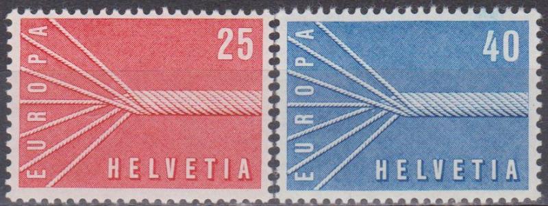 Switzerland #363-4 MNH F-VF CV $4.50  (ST1302)  