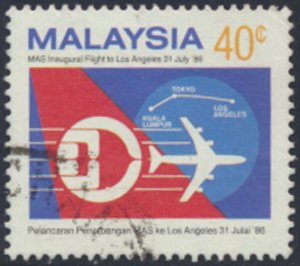 Malaysia    SC# 341   Airlines Aircraft     see details & scans