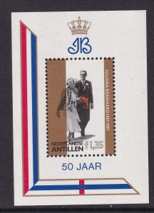 Netherlands Antilles  #575a MNH  1987  sheet royal wedding anniversary