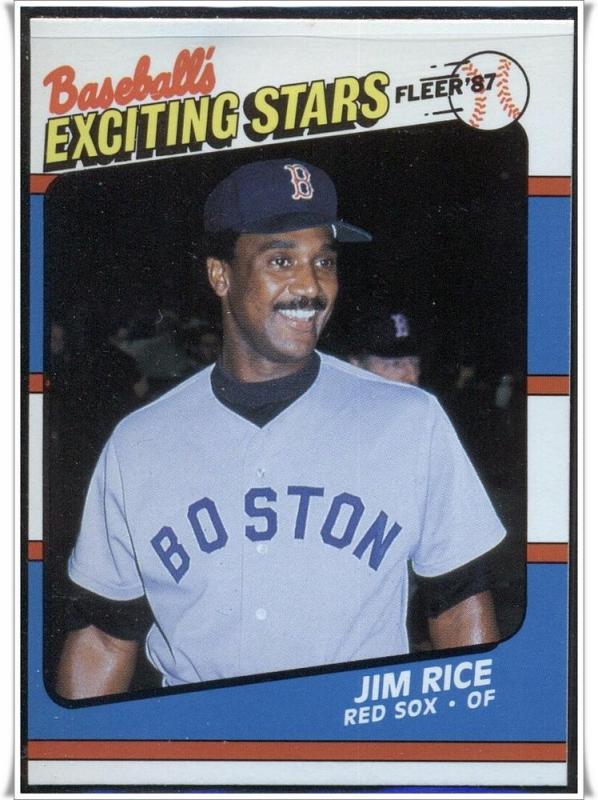 1987 Fleer: Baseball's Exciting Stars #37	Jim Rice 