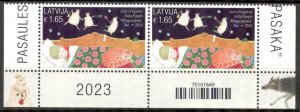 Latvia 2023 Fairy Tales Sleep Tale Pair MNH