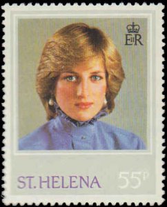 St. Helena #372-375, Complete Set(4), 1982, Royalty, Never Hinged