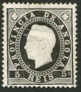 Portuguese Angola SC# 16 King Luiz 5r perf 13-1/2 MNG SCV $ 16.00