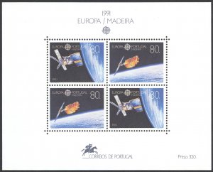 Portugal Madeira Sc# 152 MNH Souvenir Sheet 1991 Europa