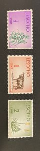 British Colonies: 3 Lesotho stamps -set #1