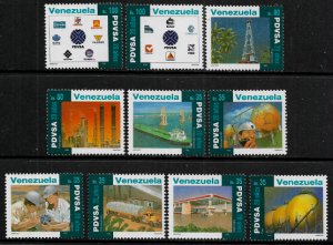 Venezuela #1531a-j MNH Set - Petroleum Industry