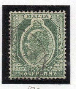 Malta 1904-14 Early Issue Fine Used 1/2d. 037076