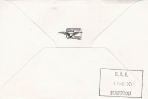 GB 1974 RAF Reformation of 27 Squadron Commemorative Cover 