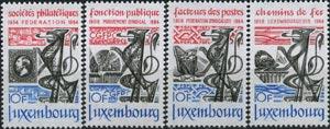 LUXEMBOURG 1984 - Scott# 703-6 Events Set of 4 NH