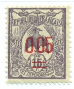 New Caledonia 1922 #123 MH SCV (2022) = $0.60