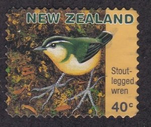 New Zealand # 1399, Extinct Birds, Stout-legged Wren, Used, 1/2 Cat.