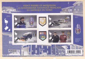 St. Pierre & Miquelon 1033 MNH 2016 French National Gendarmerie in St Pierre SS