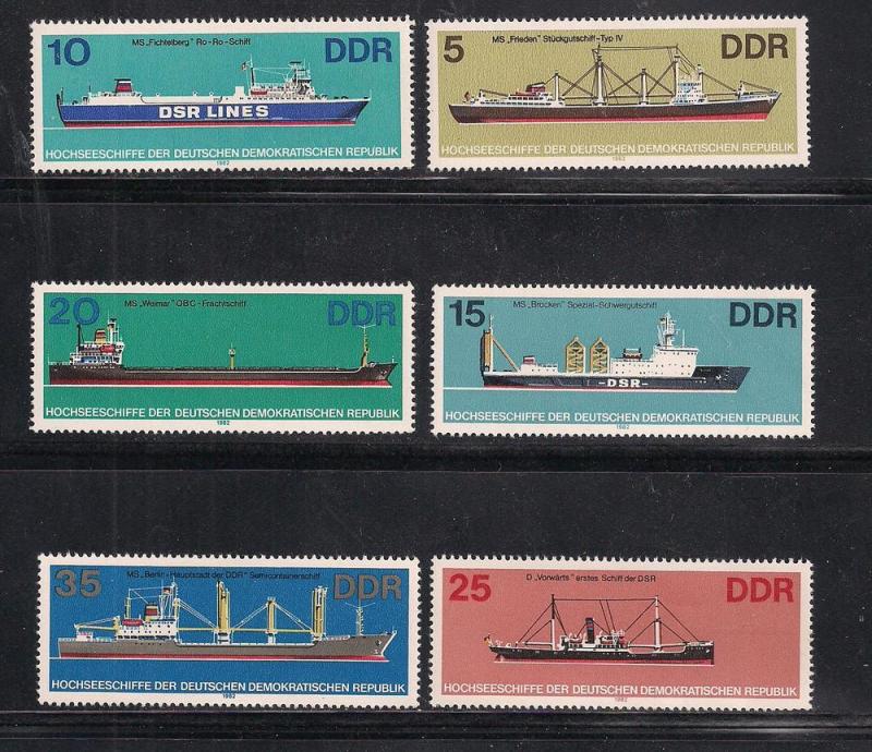 GERMANY - DDR SC# 2272-7 VF MNH 1982