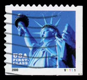 USA 3451 Used Booklet Stamp P#V1111