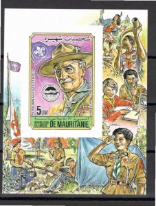 Mauritania 1984 MNH Sc 553 IMPERFORATE deluxe souvenir sheet
