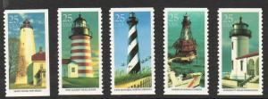 Cat. # 2470-74, MNH, OG. 
